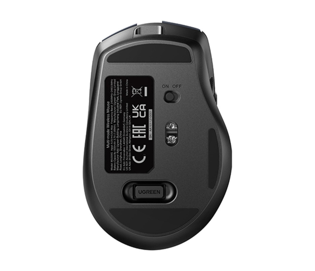 UGREEN Mysz bezprzewodowa MU006S Bluetooth 5.4 + 2.4 GHz USB-C - 1501501 - zdjęcie 3